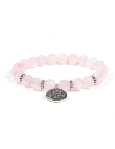 Mala bracelet rose quarz