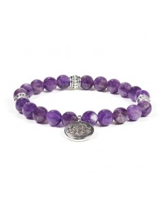 Mala bracelet amethyst quarz