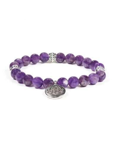 Mala bracelet amethyst quarz