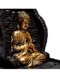 Praying buddha water fountain 2