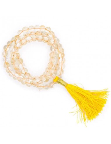 Mala natural citrine 108 beads