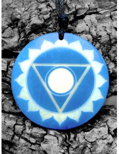 5° Chakra Vishuddha - Gola - Ciondolo in Avorio Vegetale