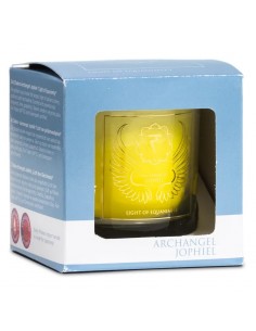 Candela votiva profumata Arcangelo Jophiel 3°chakra 2