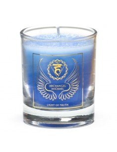 Candela votiva profumata Arcangelo Michele 5°chakra