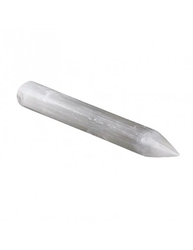 Massage wand selenite pointed