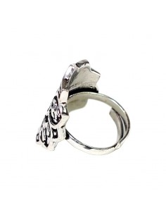 Ring lotus brass silver... 2