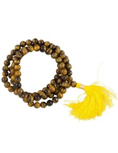 Collana Mala in Occhio di Tigre 108 grani