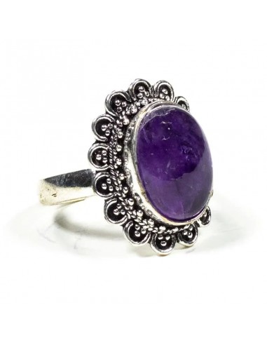 Ring with amethyst