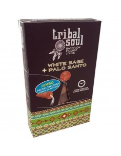 Salvia Bianca e Palo Santo - Coni d'incenso Backflow Tribal Soul