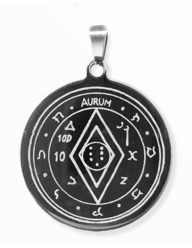 Talisman of Wealth - steel pendant