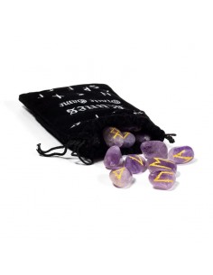 Amethyst Rune Oracle set in...