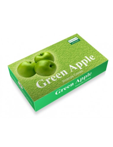 Green Apple - Incense Cones Darshan