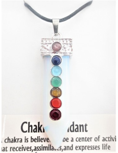 Ciondolo dei Chakra in opalite