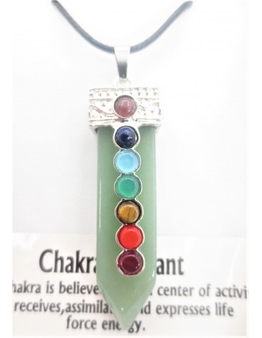 Ciondolo dei Chakra in Giada