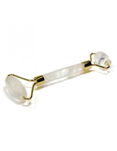 Clear quartz massage roller