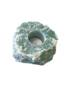 Candle holder - rough stone...