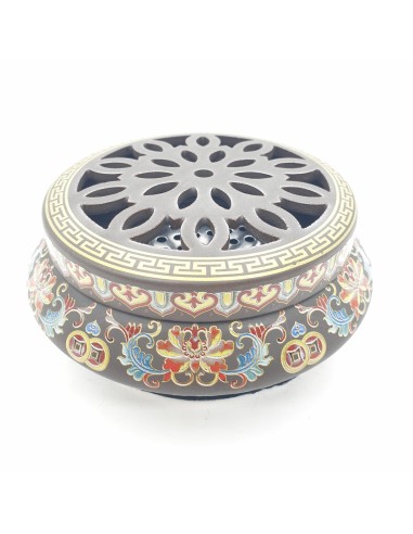 Luxury Resin Burner - Gold with Lotus...