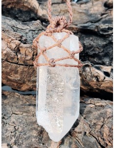 Macrame necklace - Hyaline...