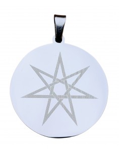 7 Point Star - steel pendant