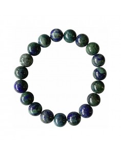 Braccialetto elastico Azzurrite e Malachite