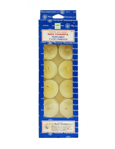 Satya Nag Champa Perfume T-Light Candles