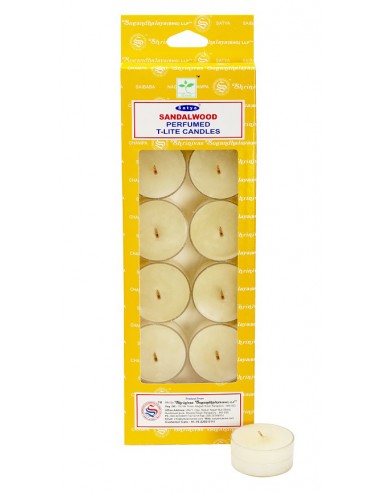 Satya Sandalwood Perfume T-Light Candles