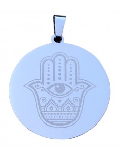 Hand of Fatima - steel pendant 2
