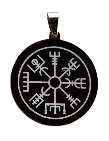 Vegvisir - ciondolo in acciaio