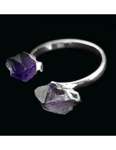 Ring with amethyst silver... 2