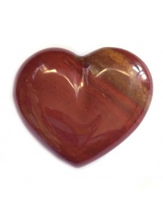 Cuore in Diaspro Rosso