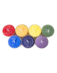 Chakra scented tea light... 2