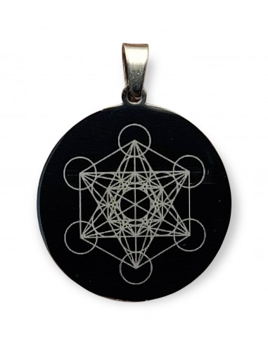 Metatron's cube - steel pendant