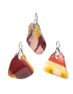 Ciondolo in Mookaite
