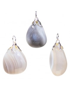 Ciondolo in Agata Grigia