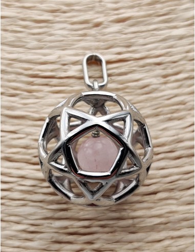 Pendant Pentasphere with an Rose...