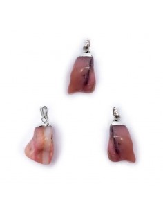 Pink opal gemstone pendant...