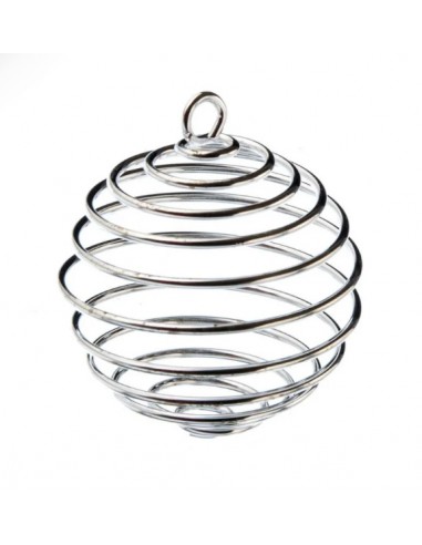 Spiral Cage for Crystals and Stones