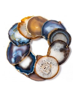 Thin agate slice natural 2