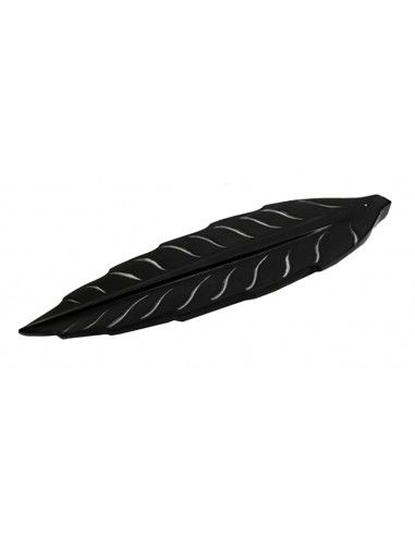 Incense stick burner leafshaped black...