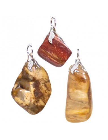 Ciondolo in Legno Fossile