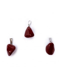 Red jasper gemstone pendant...