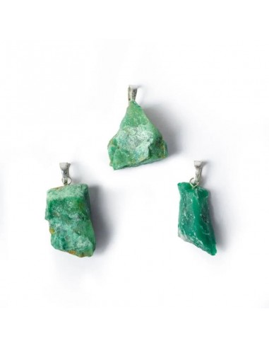 Jadeite rough gemstone pendant