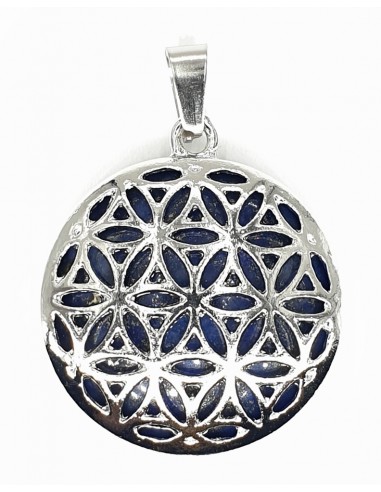 Flower of Life pendant with Lapis Lazuli