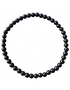 Braccialetto elastico in Onice nera 2