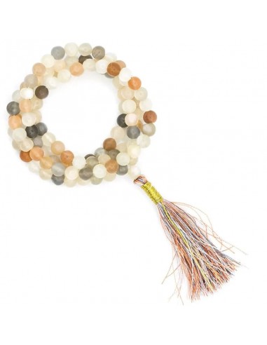 Mala Moonstone AA quality 108 beads +...