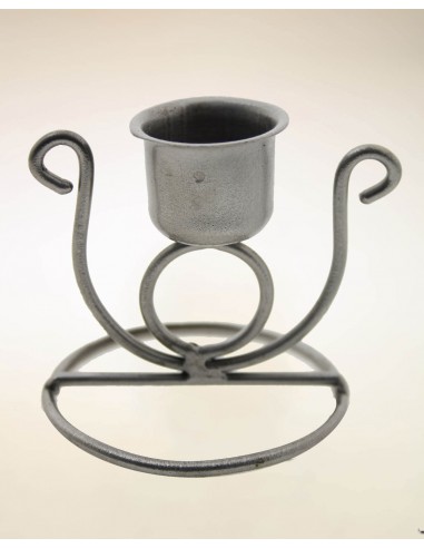 Iron candle holder