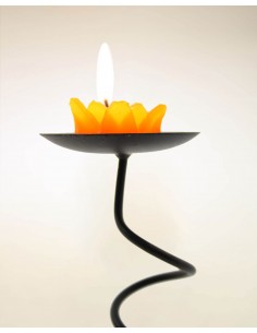 Spiral iron candle holder 2