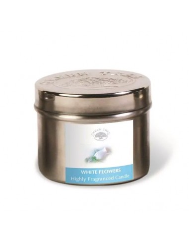 Scented candle White Flowers - Green...