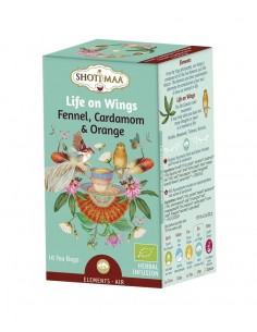 Tisana organica Life on Wings - elemento Aria - Shoti Maa