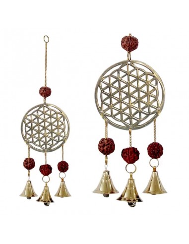 Wind chime Flower of life with...